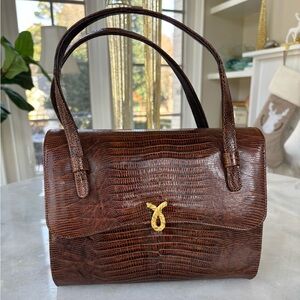 Vintage Bellestone Lizard Handbag